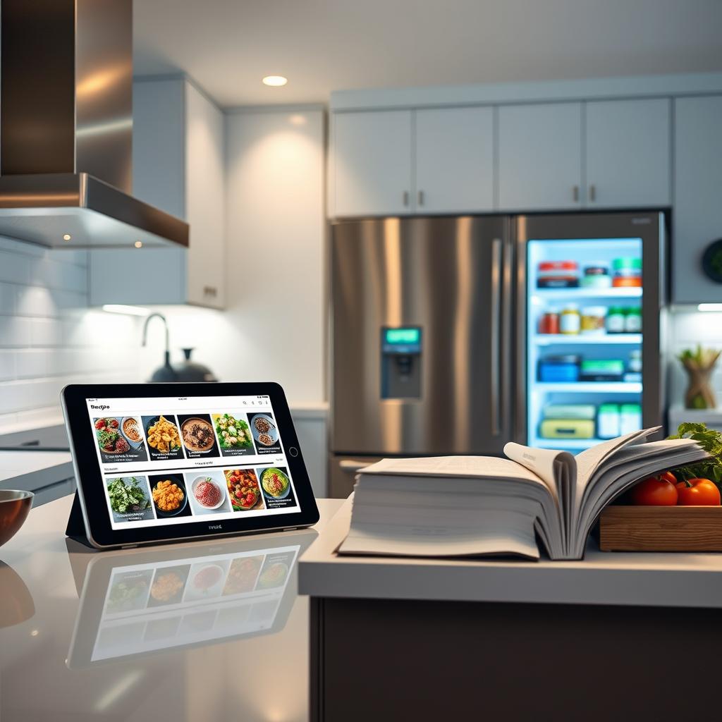 Digital Recipe Organization Kitchen Technology