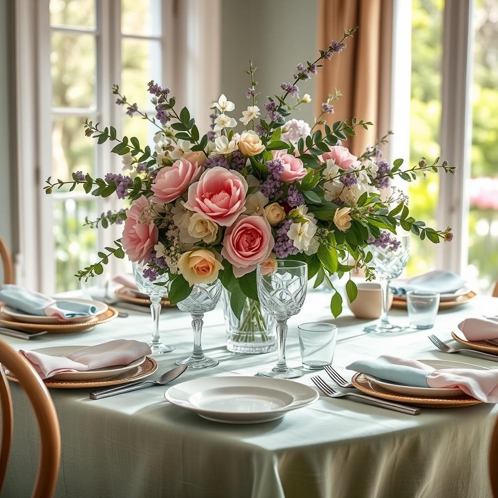 Spring Color Schemes for Tablescapes