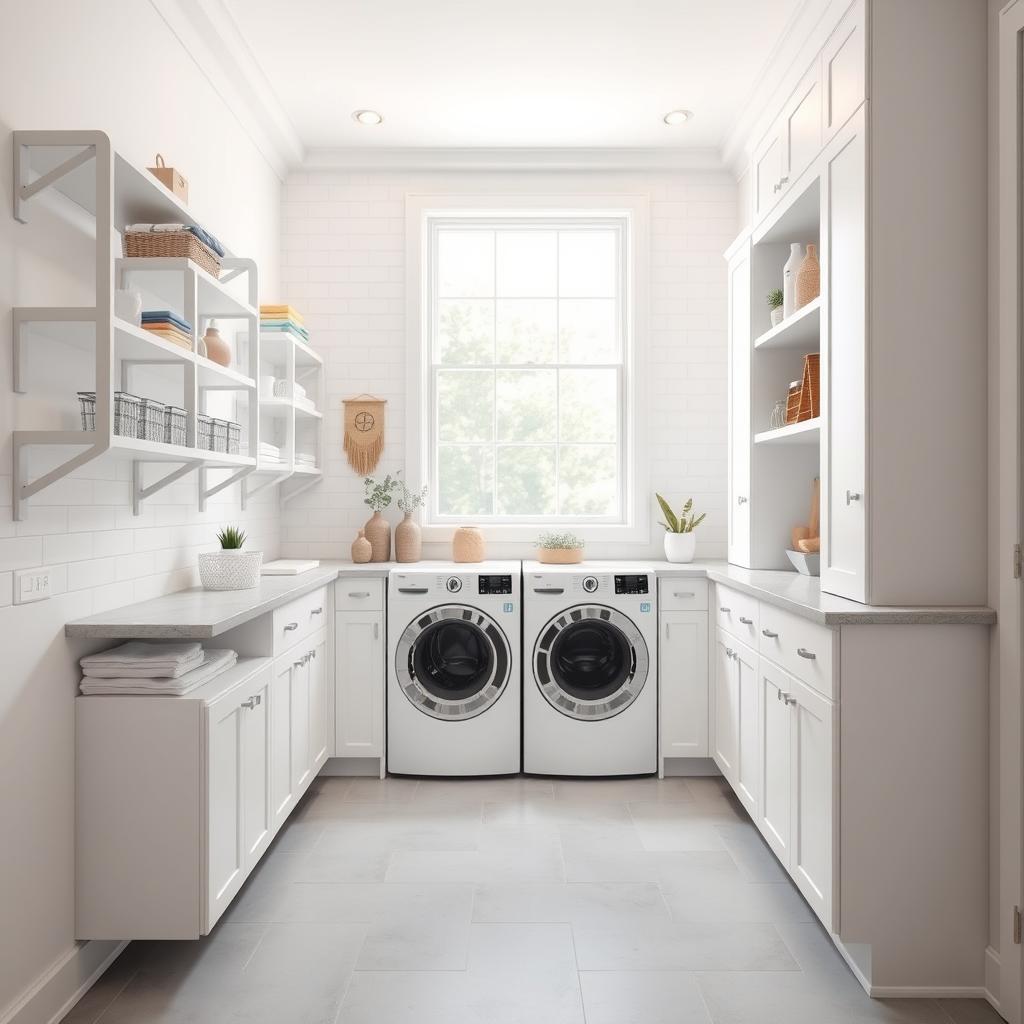 Vertical Laundry Room Organization
